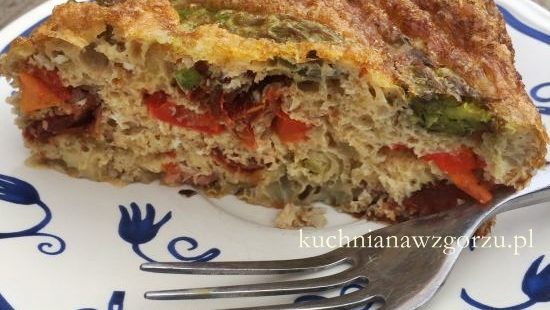 przepis na pieczony omlet